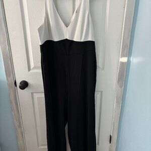Prabal Gurung Black and White Jumpsuit
